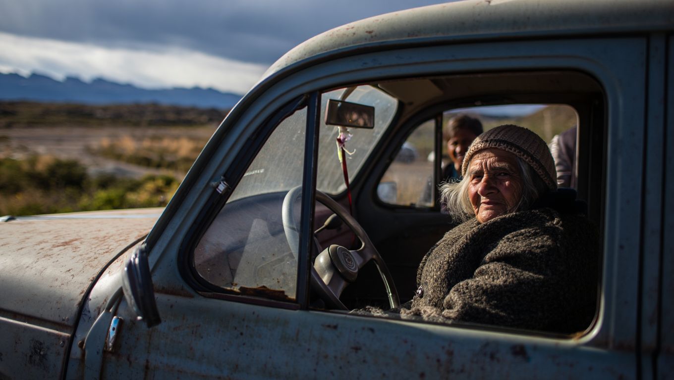 A los 78 años recorrió la Patagonia sola en auto: «El invierno es cuando se ve todo mejor»