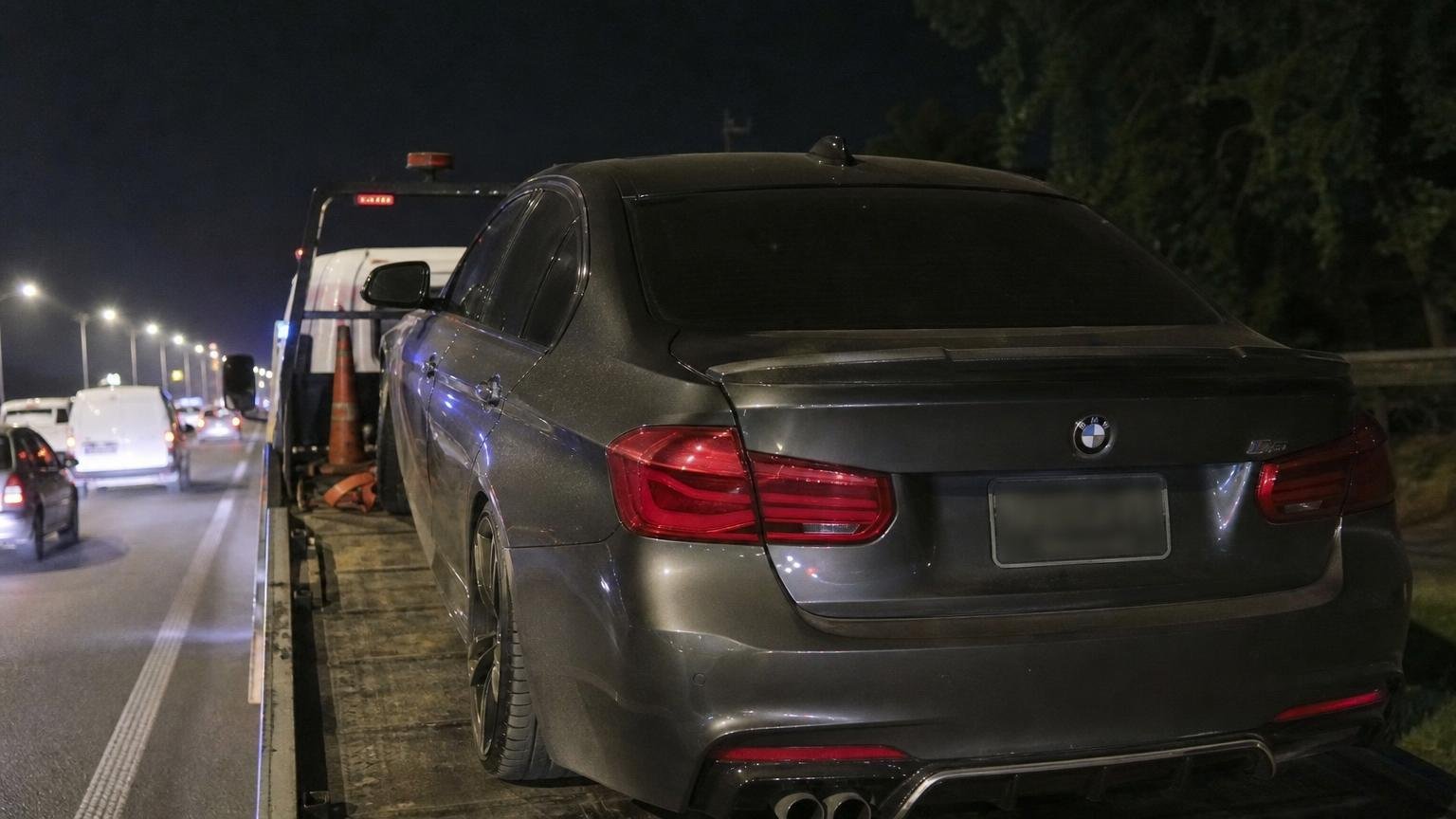 Iba a 232 km/h en un BMW en la Autopista Panamericana: le secuestraron el auto en el lugar