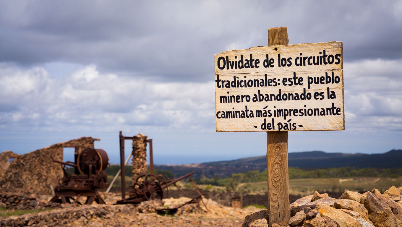 Olvidate de los circuitos tradicionales: este pueblo minero abandonado es la caminata más impresionante del país