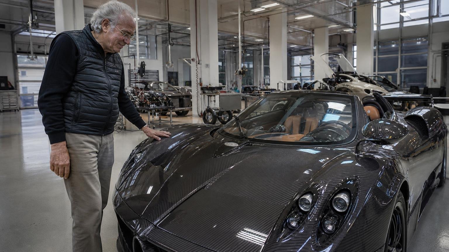 Encargó su Pagani hace seis años y la fábrica del argentino Horacio Pagani recién ahora se la entregó